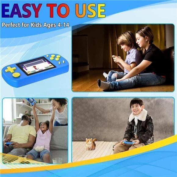 Kids Handheld 218 Games Console System Retro Video Portable Gaming Player NEW - Picture 5 of 6